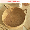 All-Season Woven Cat Bed with Removable Upholstery