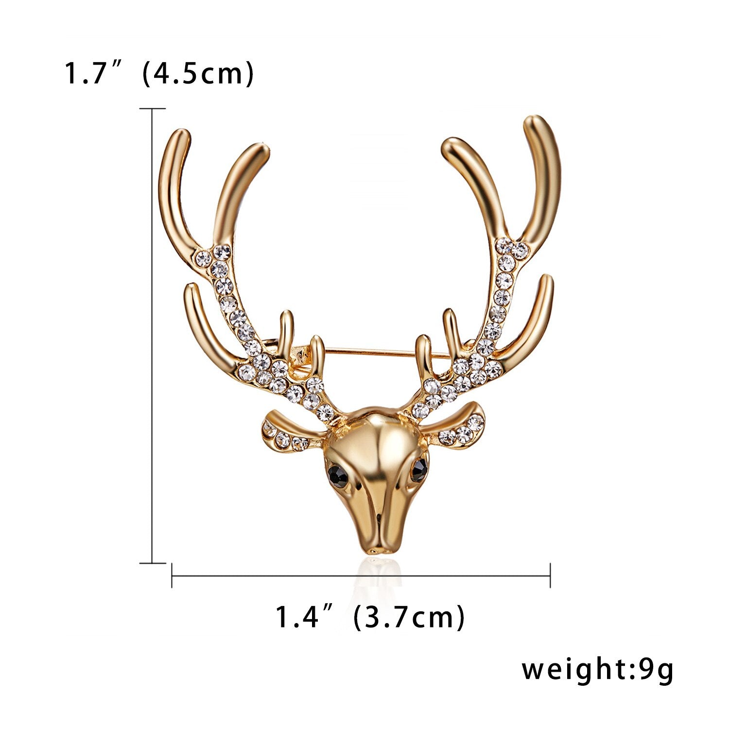 Christmas Deer Brooch