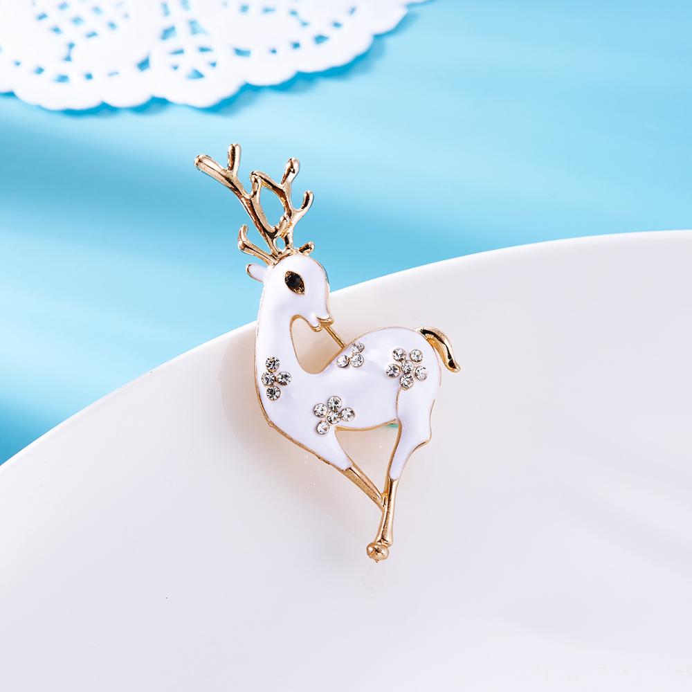 Christmas Deer Brooch