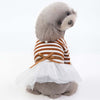 French Striped Pet Dress