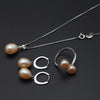 Freshwater Pearl Silver Jewelry Set