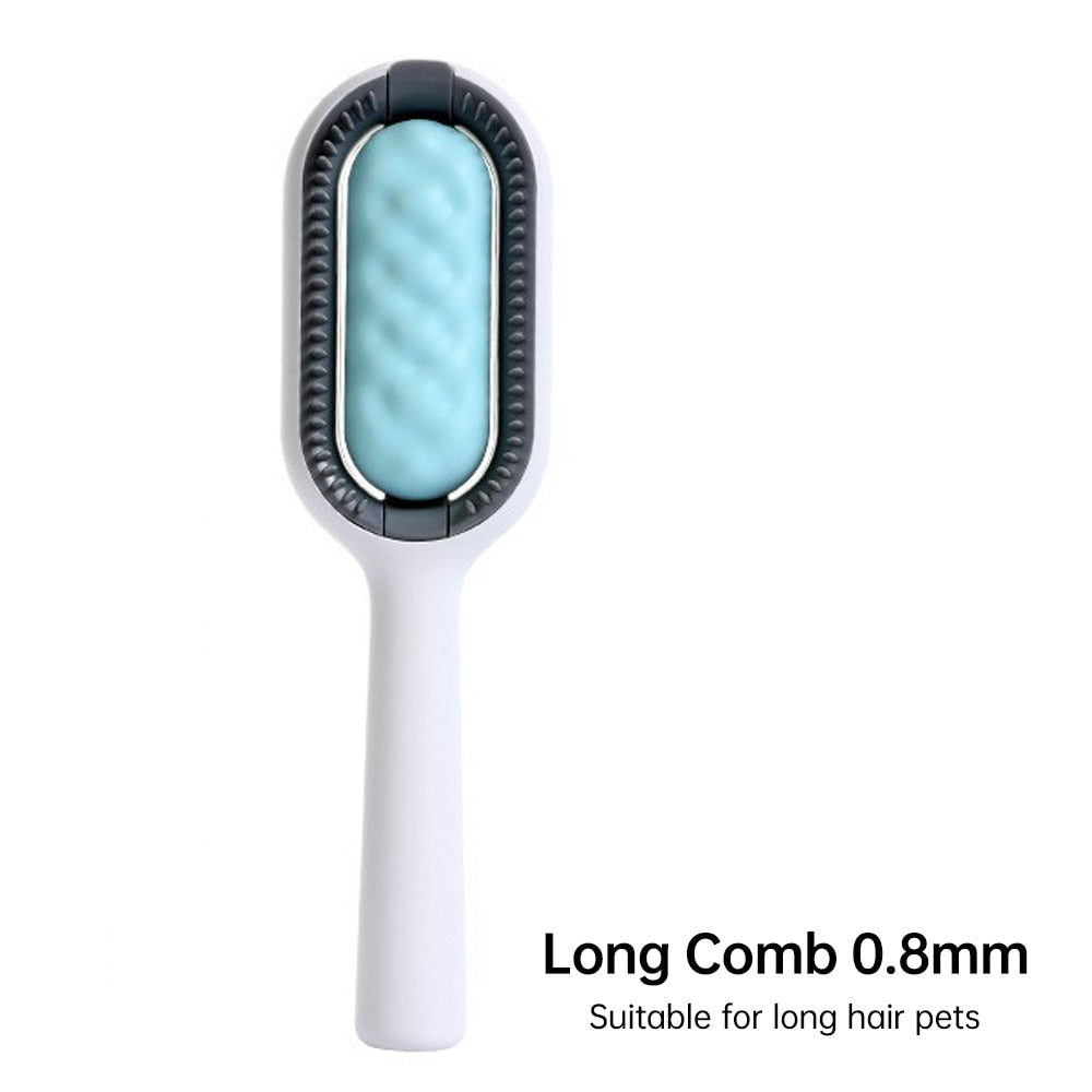 Double-Sided Pet Hair Removal Brush