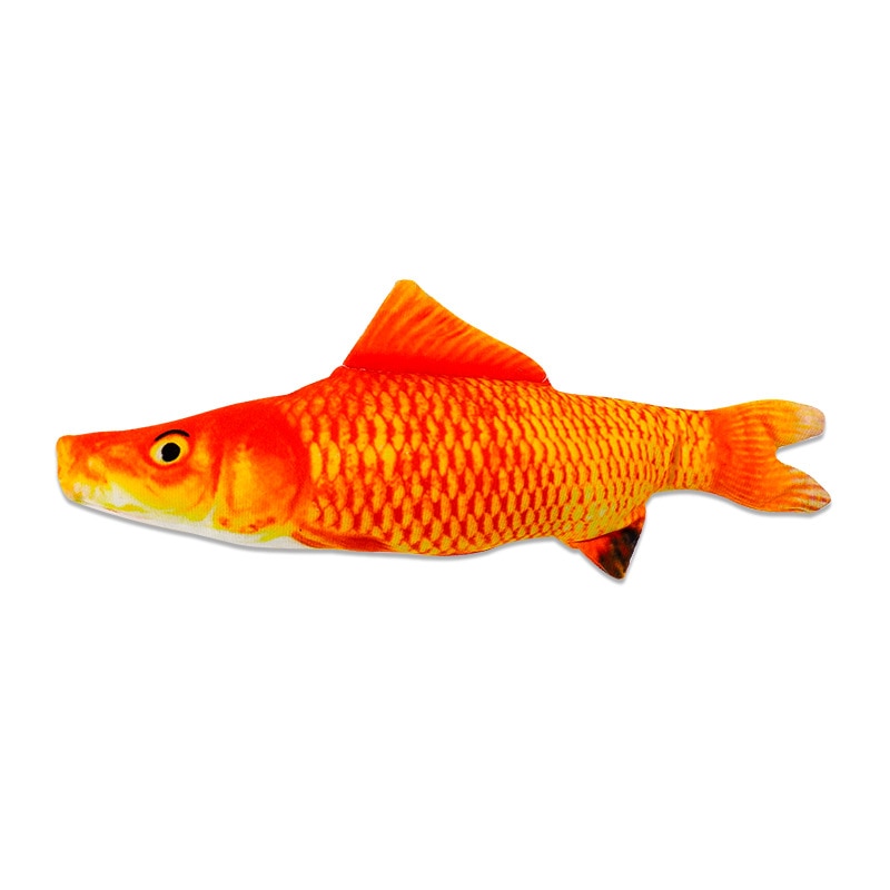 Catnip Fish Toy - Soft Plush 3D Simulation