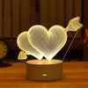 I Love You Heart LED Night Light