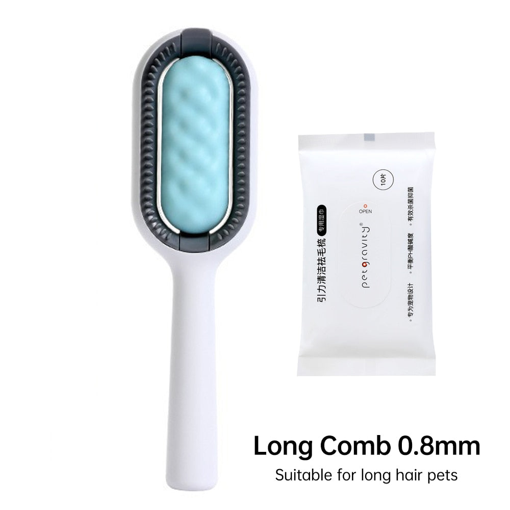 Double-Sided Pet Hair Removal Brush