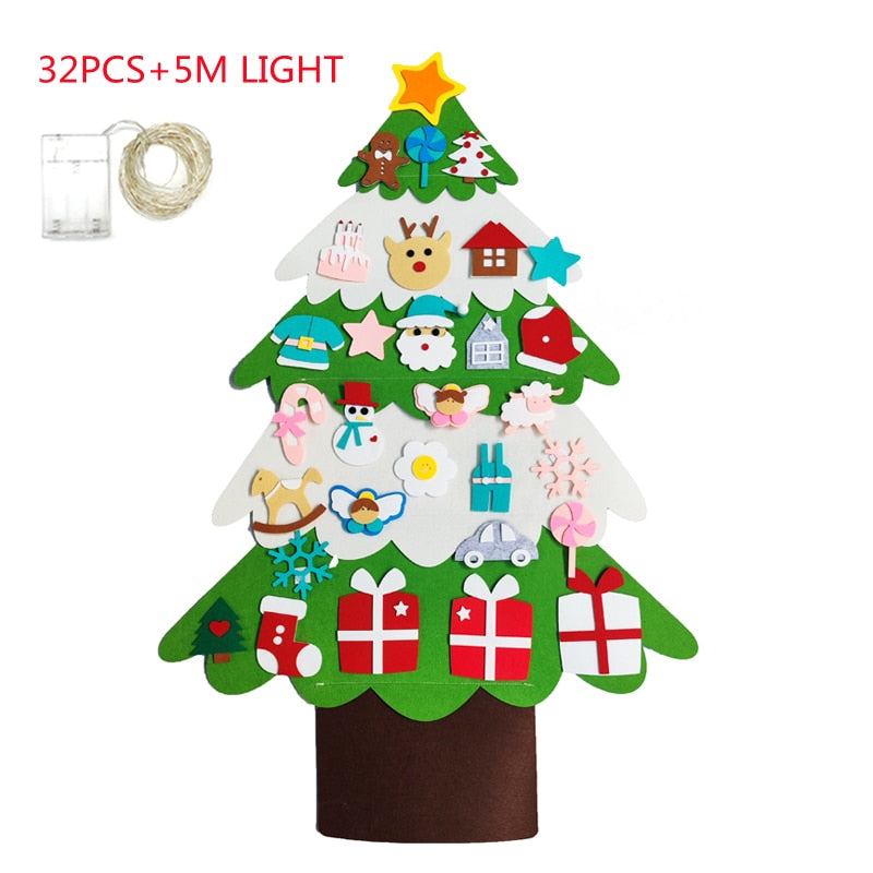 Celebration-Ready DIY Felt Christmas Tree Kit