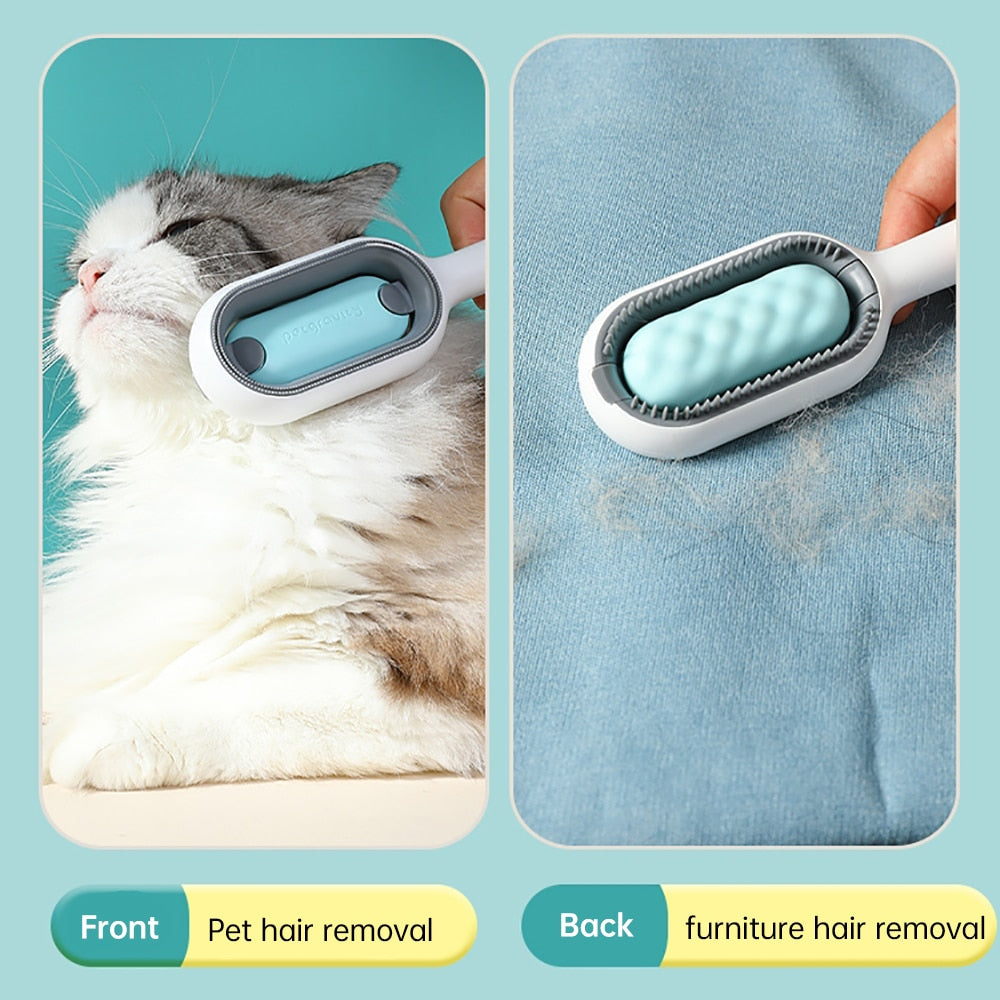 Double-Sided Pet Hair Removal Brush