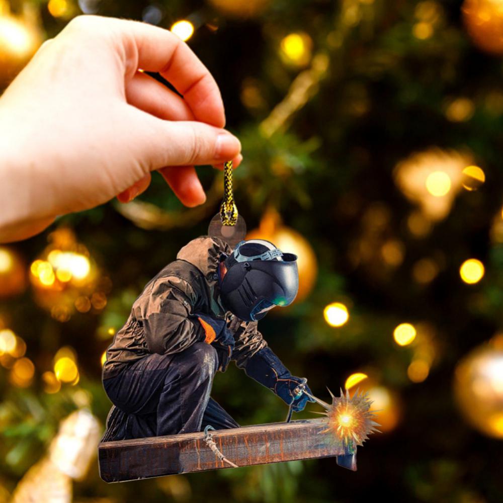 Welding Workshop Christmas Ornament