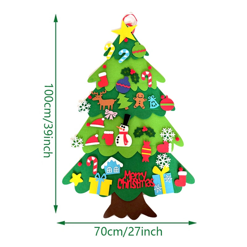 Celebration-Ready DIY Felt Christmas Tree Kit