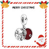 Silver Christmas Charm for Original DIY Bracelet