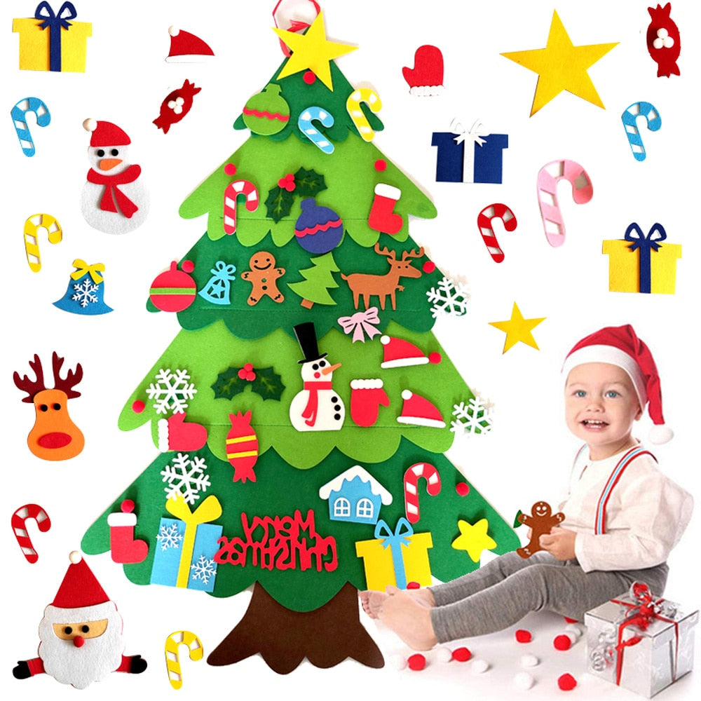 Celebration-Ready DIY Felt Christmas Tree Kit