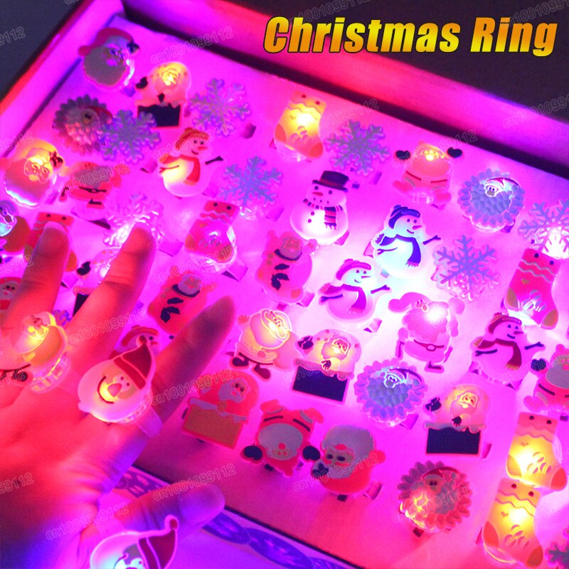 LED Glow Halloween Rings