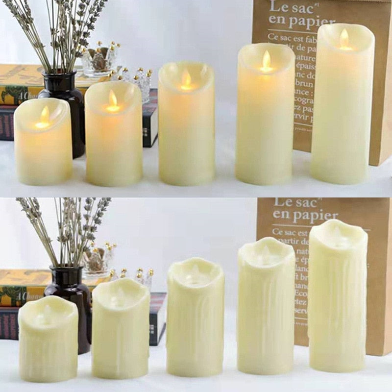 Flameless Flickering LED Candles