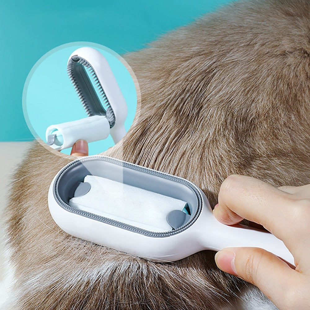 Double-Sided Pet Hair Removal Brush