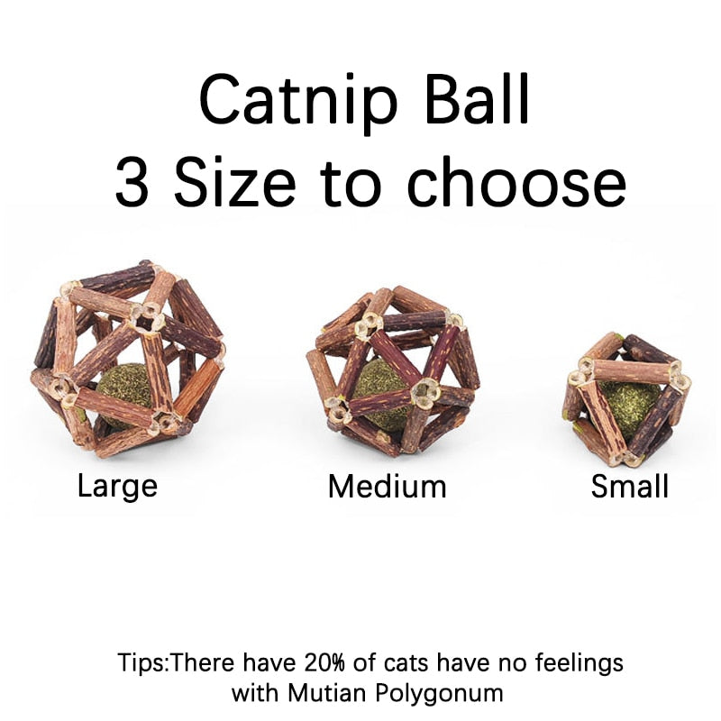 Catnip Ball Interactive Toy